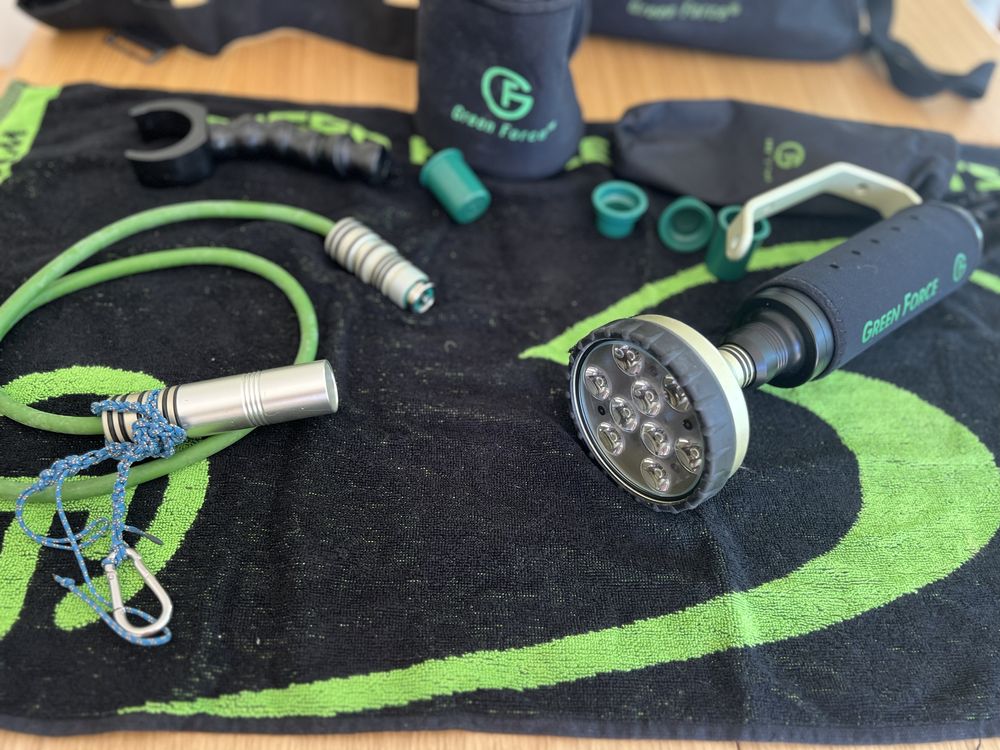 Kit Lanterna Mergulho Green Force