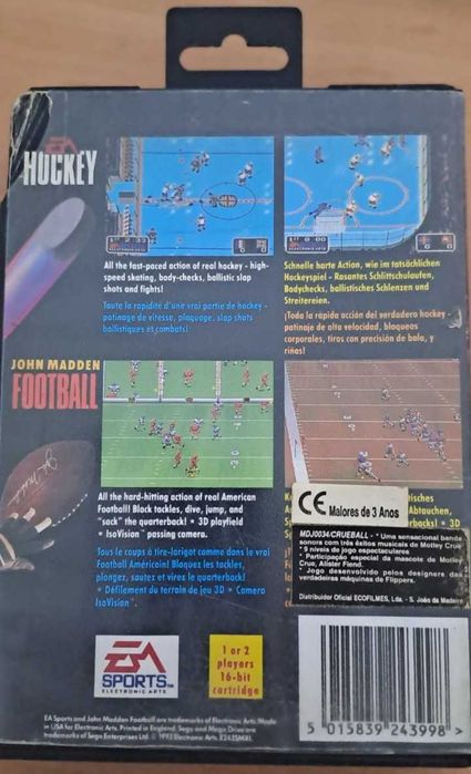 EA Sports Double Header - MegaDrive