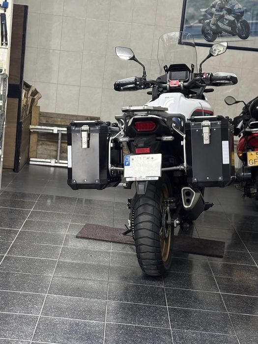 (NOVO) Malas Laterais + Top case Honda Transalp 750