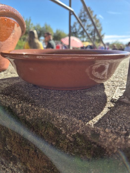 Taças de barro para forno