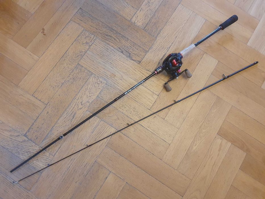 Super wędka zestaw castingowy 210 cm 5-25g cast