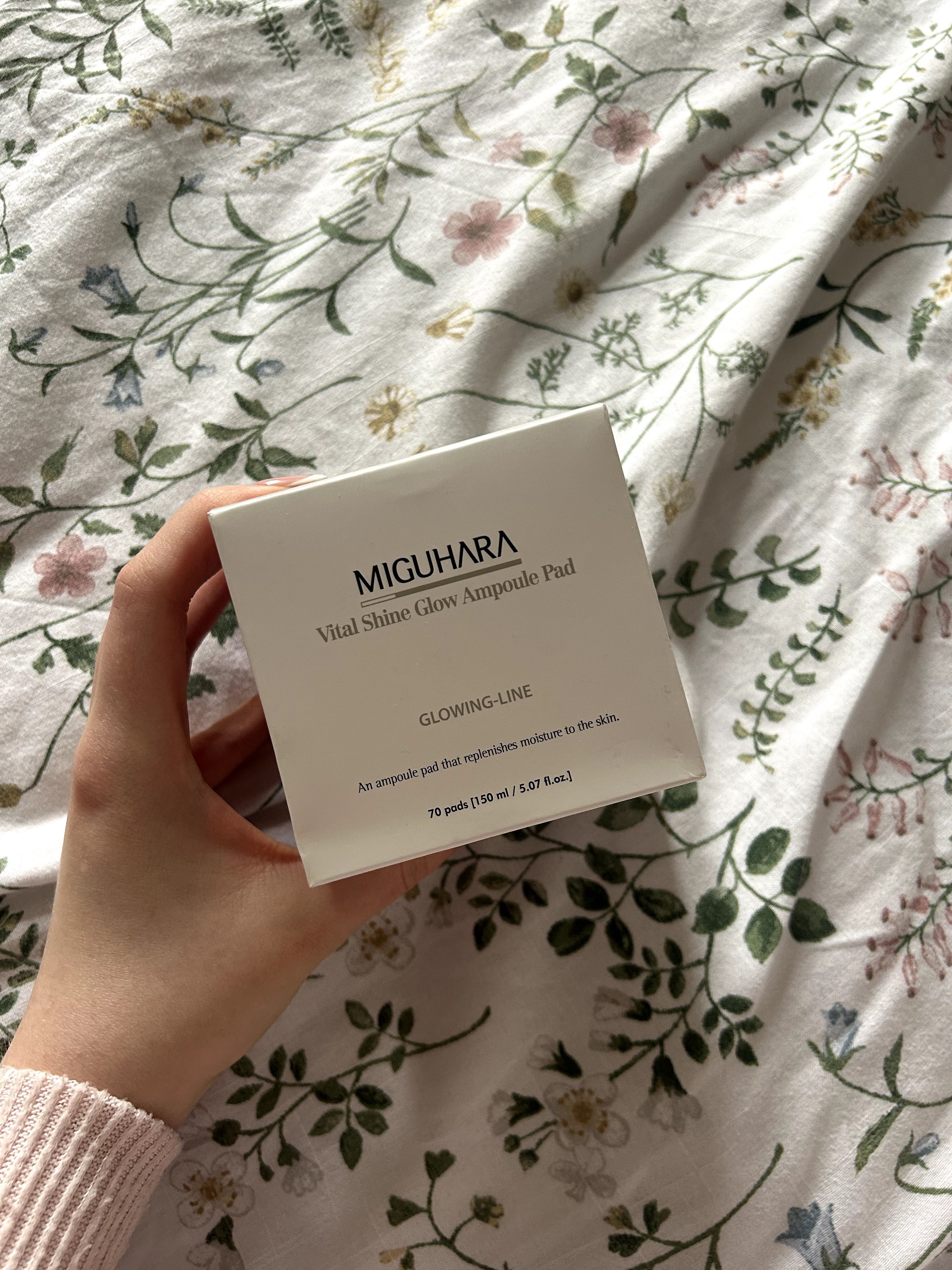 Miguhara vital shine glow ampoule pad
