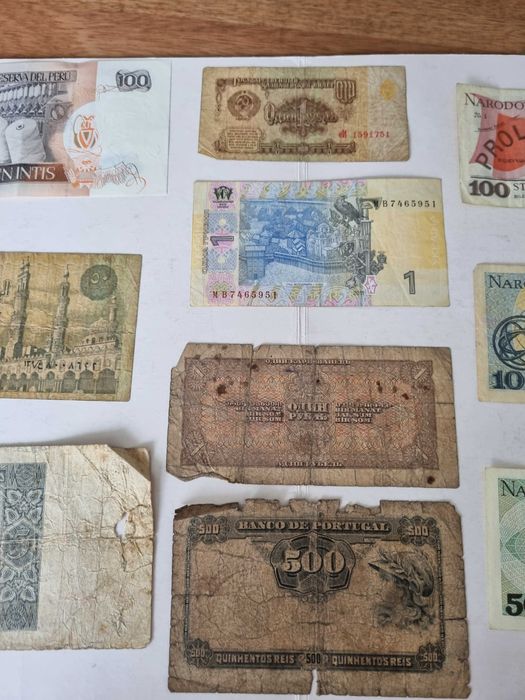 Stare banknoty 10 sztuk