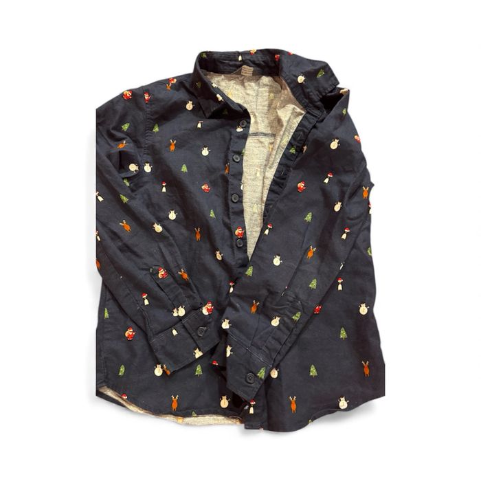 Сорочка святкова  санта новий рік 9-10 років primark