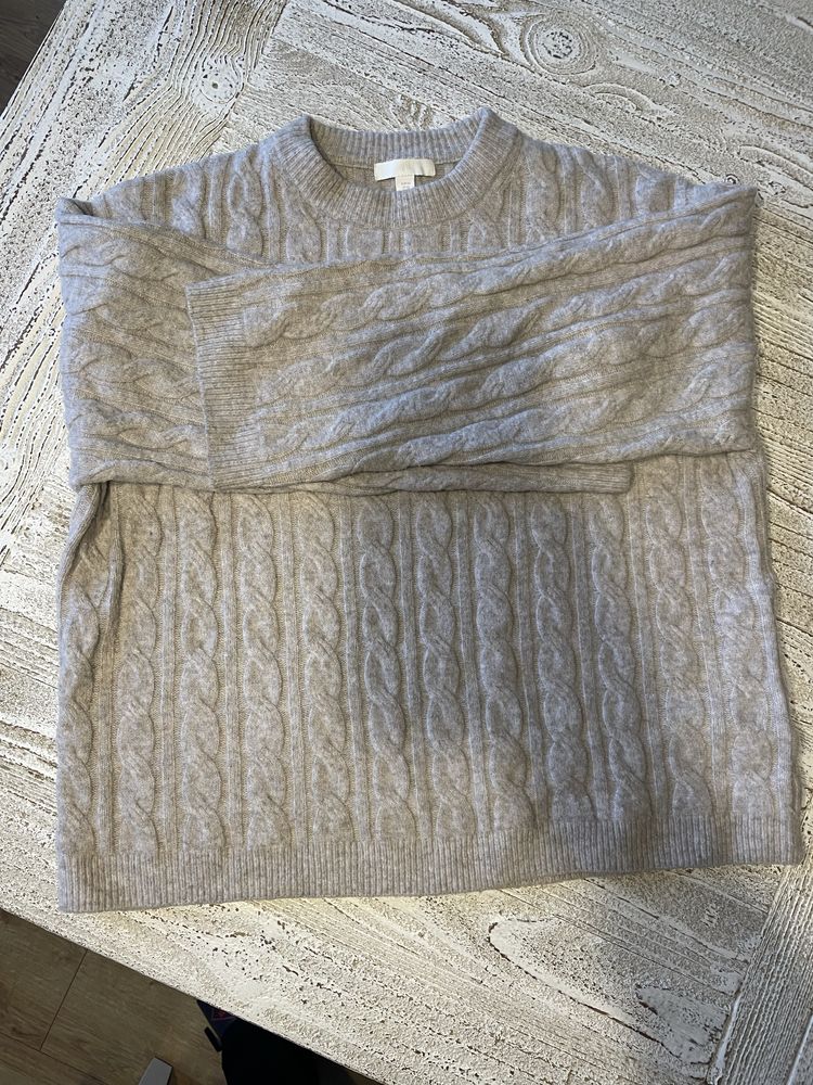Sweter damski/dziewczęcy H&M, oversize, rozm. XS