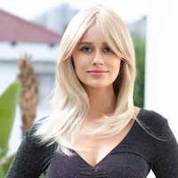 Nowa peruka blond stopniowane włosy NA CO dzień peruki damskie
