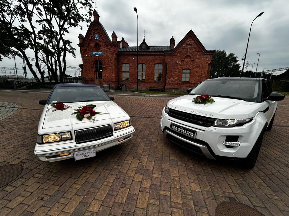 Wynajem auta na ślub Buick Skylark / Range Rover