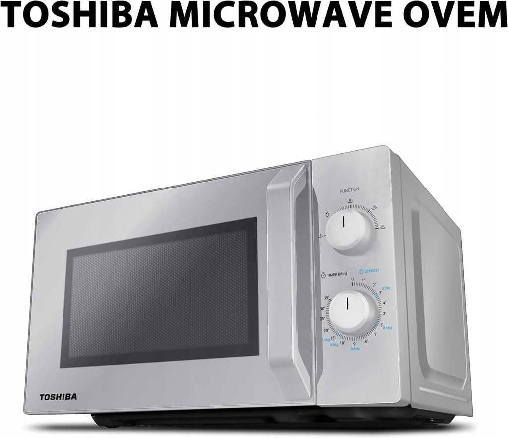 Toshiba MW2-MM20PF(SL) kuchenka mikrofalowa 20L 800W srebrna