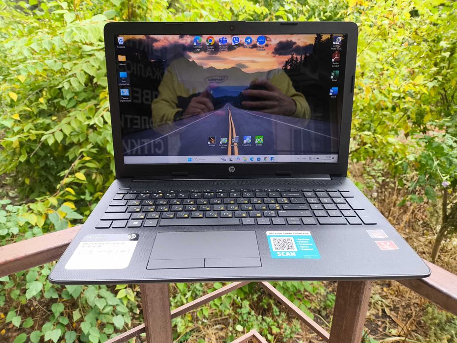 Недорогой бизнес ноутбук HP 15-db0066wm 8/256Gb Ryzen 3 2200U