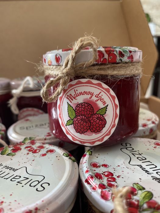 Dżem malinowy pyszny z tegorocznych malin letnich