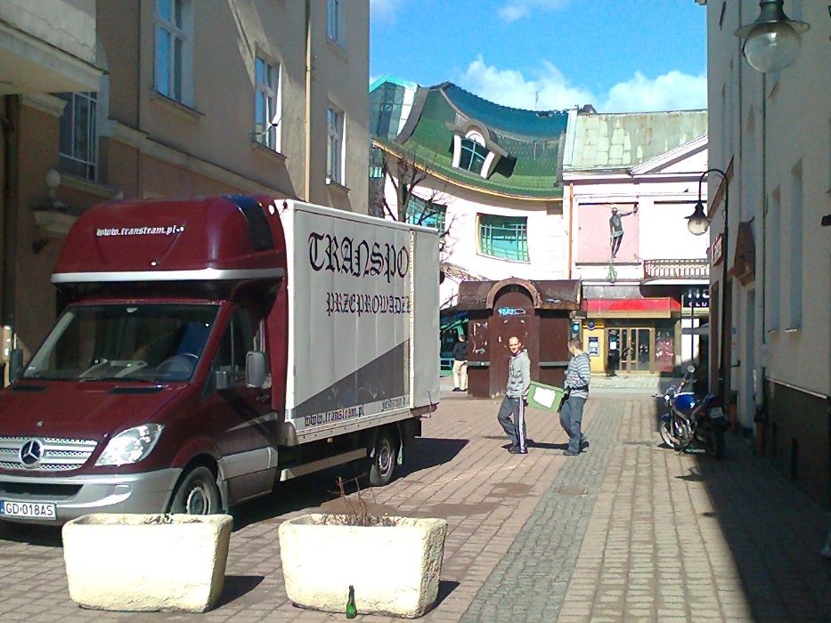 Bagażówki busy taxi bagażowe Przeprowadzki & Transport Gdańsk tanio