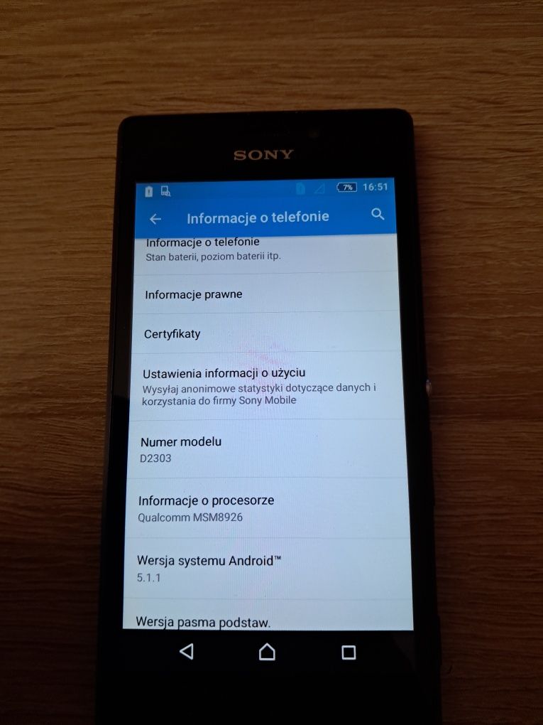Smartfon Sony Xperia M2