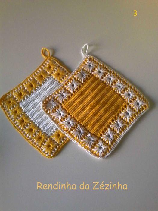 Pegas para Cozinha em croche