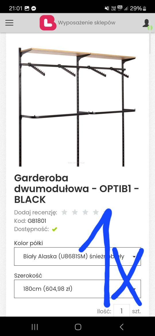 Sprzedam systemy scienne garderoba