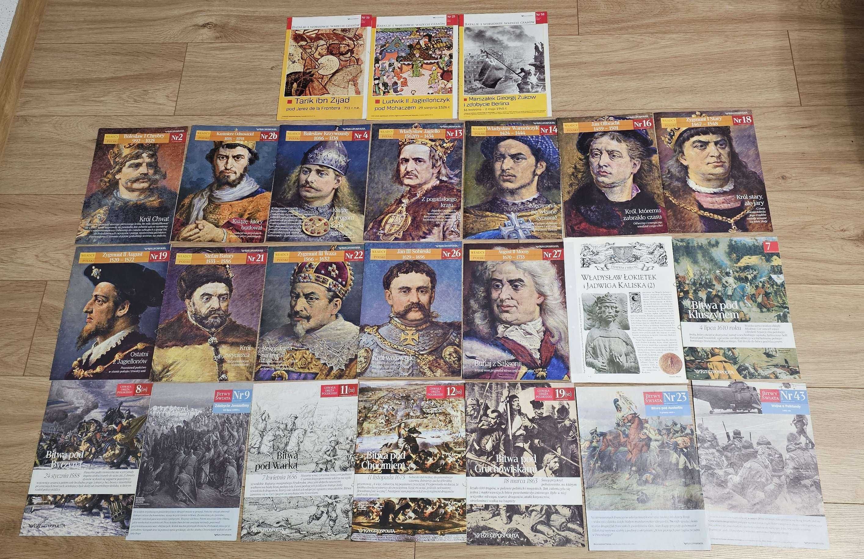 Czasopisma historyczne (Władcy Polski, Bitwy Świata) historia