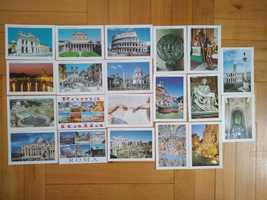 Pocztówki Roma Włochy, 20 sztuk kolekcjonerskie