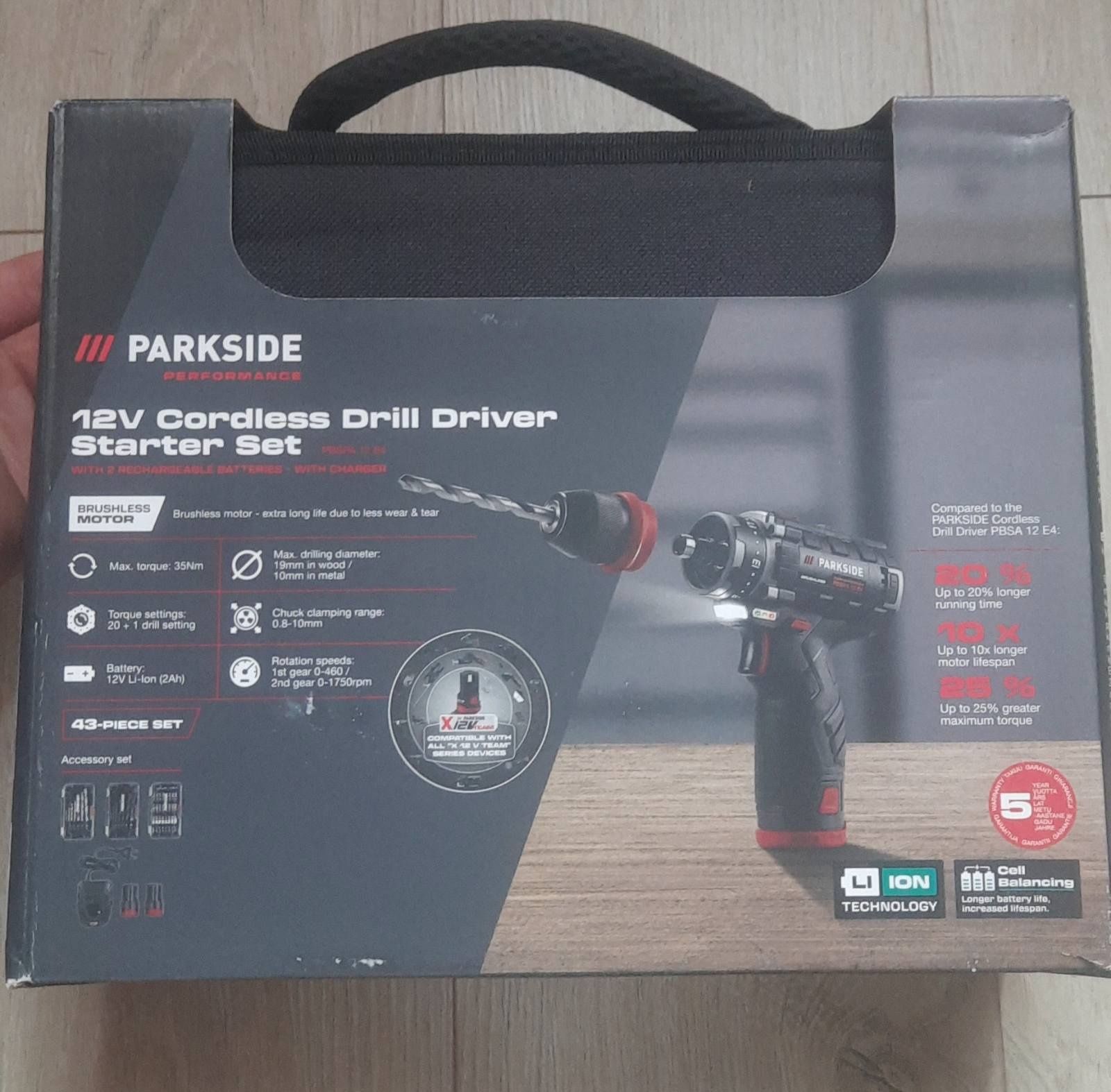 Шуруповерт PARKSIDE PBSPA 12 E4