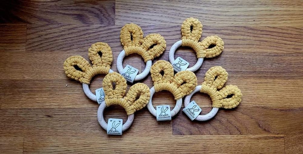 Handamde- obrączki na serwetki/dekoracja -12 sztuk