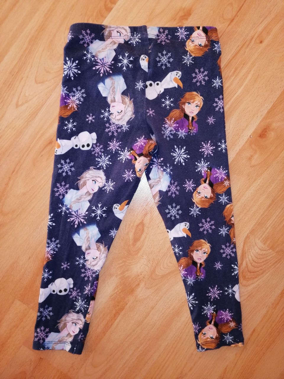 Bawełniane getry legginsy FROZEN Kraina Lodu Elsa na 98-104cm