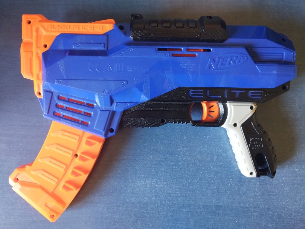 Бластер nerf elite rukkus ics-8
