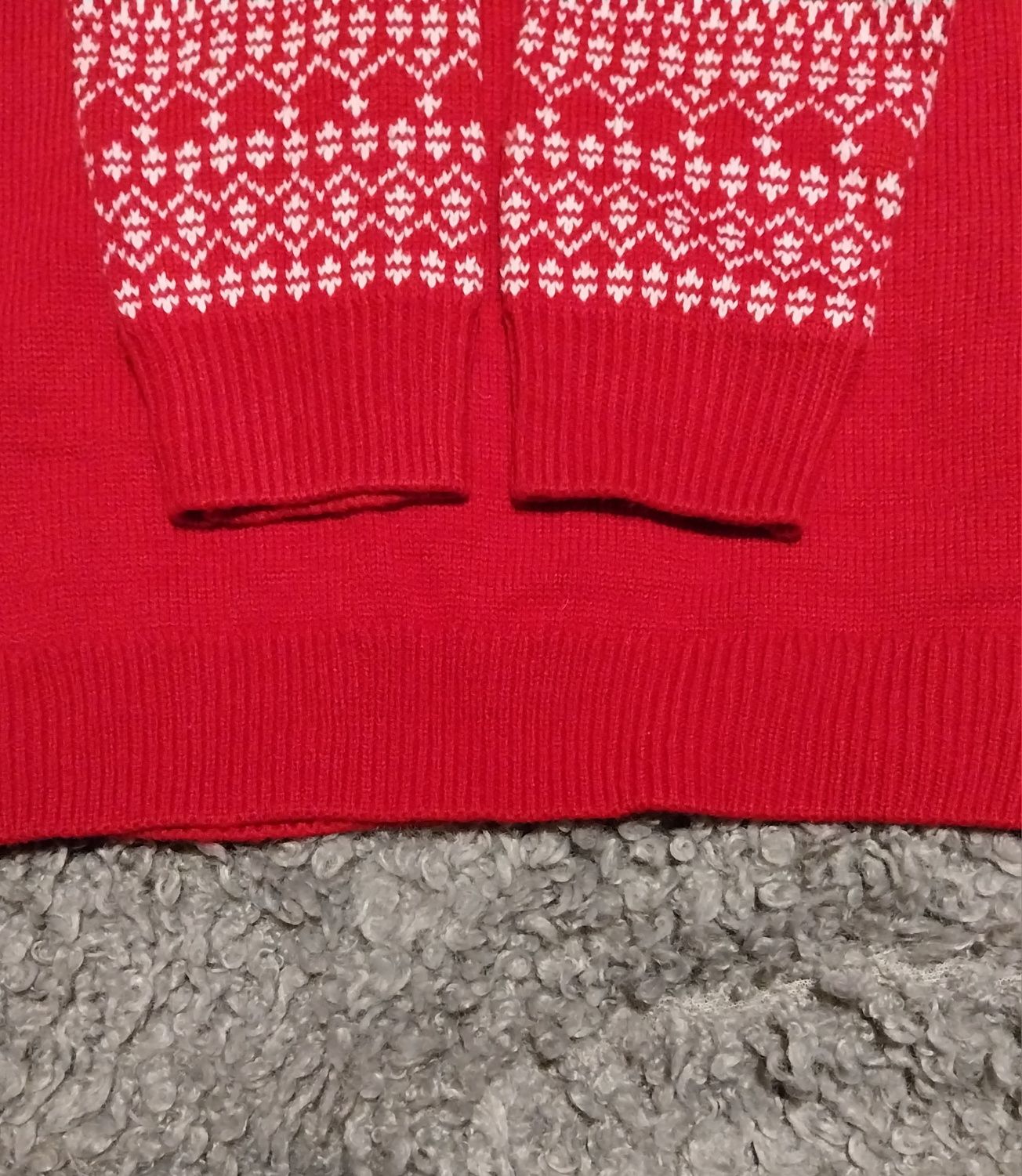 Świecący,świąteczny sweter męski rozmiar L