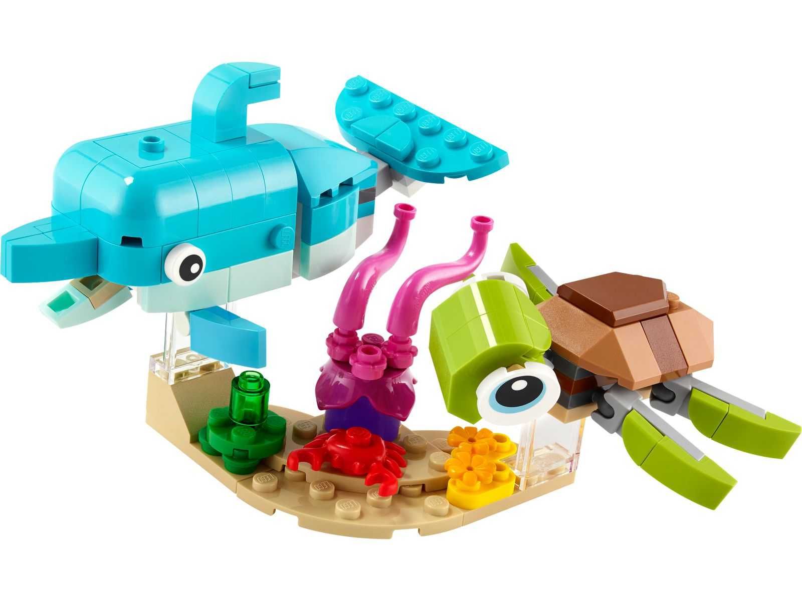 Klocki LEGO Creator 3 w 1 31128 Delfin i żółw