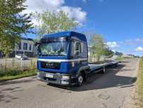 MAN TGL 10.250  Man tgl 10.250 zestaw platforma autolaweta