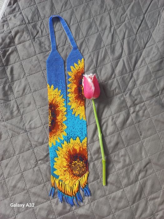 Гердан на шию з бісеру