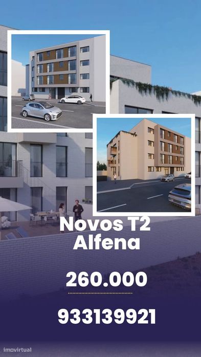 Comprar Moderno, Novo T2 Central Alfena