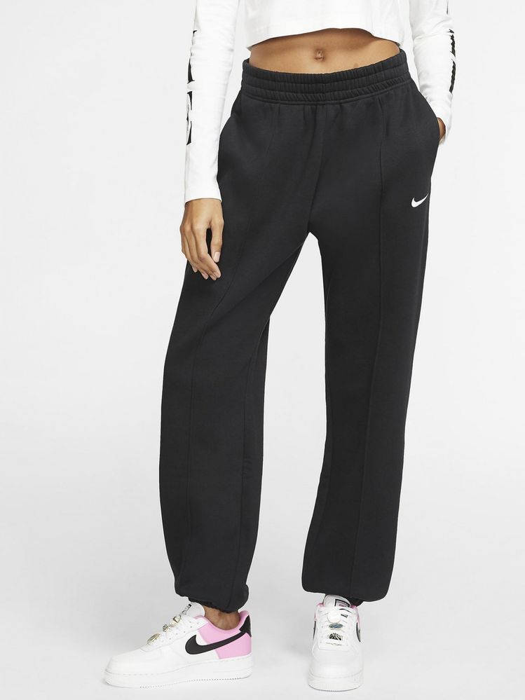 NIKE (S/M) Sportswear Essential брюки женские спортивные штаны флис ор