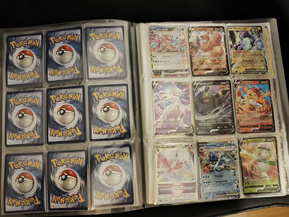 Várias cartas de Pokémon Ex, Vs, promos
