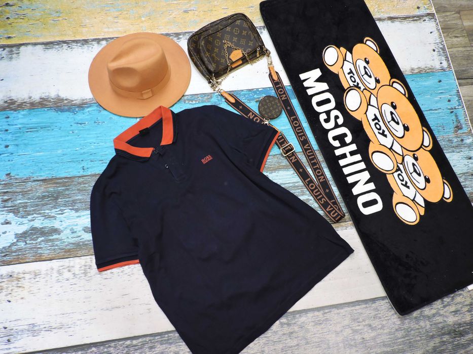 Hugo Boos Oryginlna męska polo logo XL