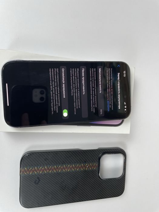 iPhone 14 pro 256gb deep purple + чехол Pitaka