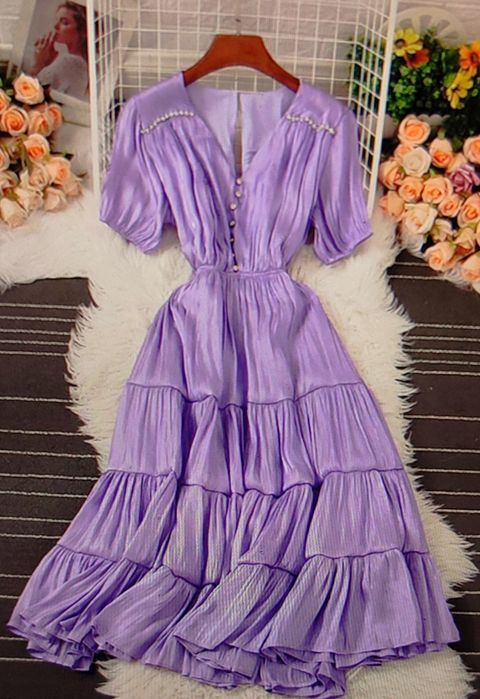 Vestido com apliques, S