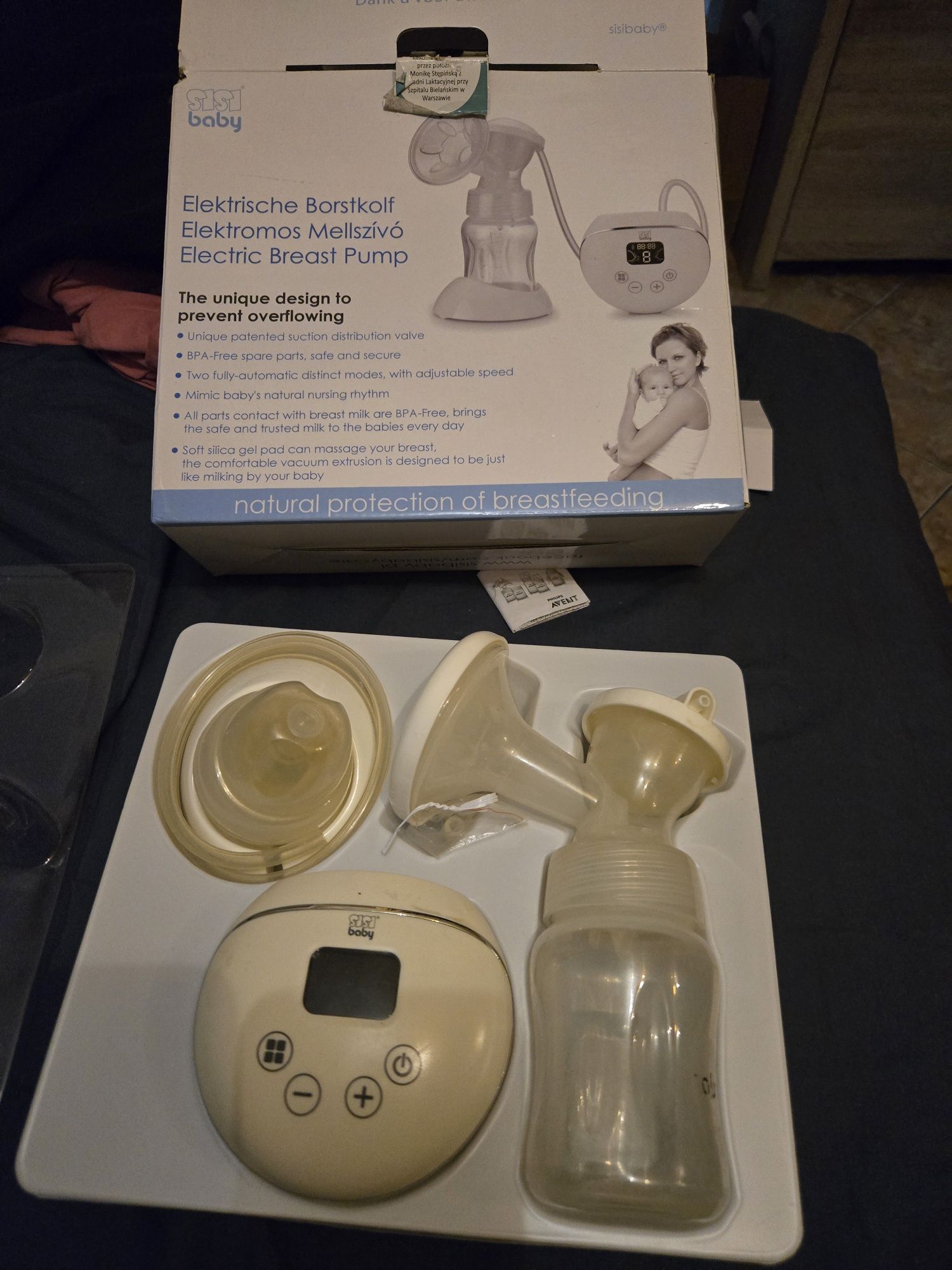 Laktator elektryczny Sisi baby akumulator regulacja siły