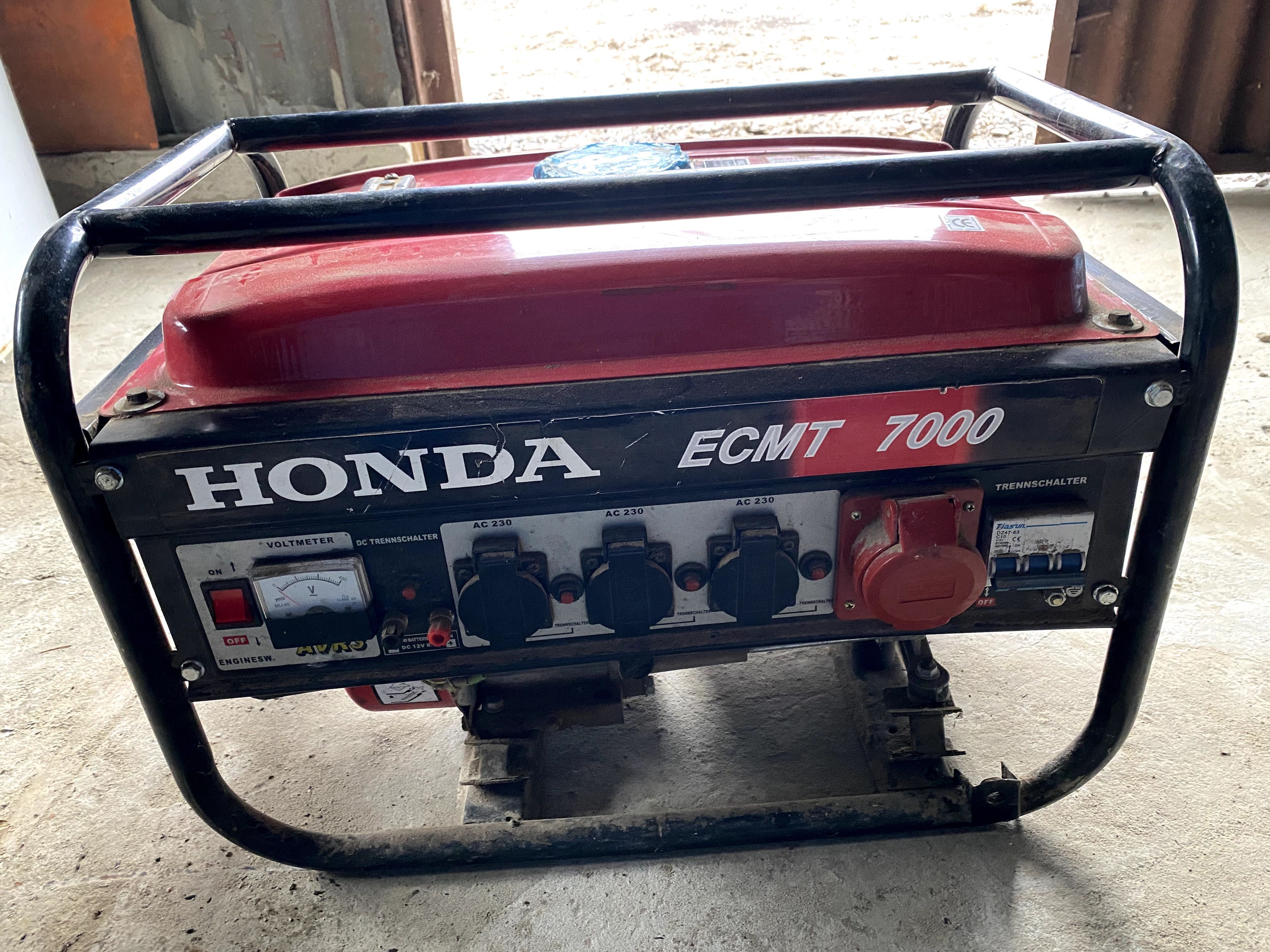 generator, agregat: HONDA ECMT 7000