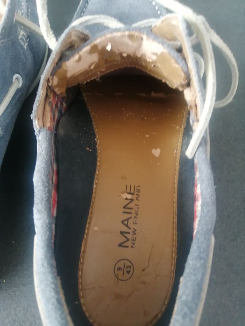Mokasyny zamszowe buty męskie