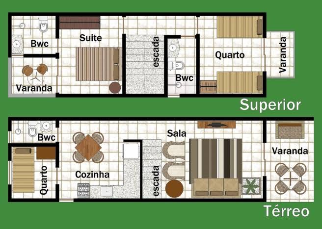 Fachadas modernas - plantas de casa - Arquitectura - Preço baixo
