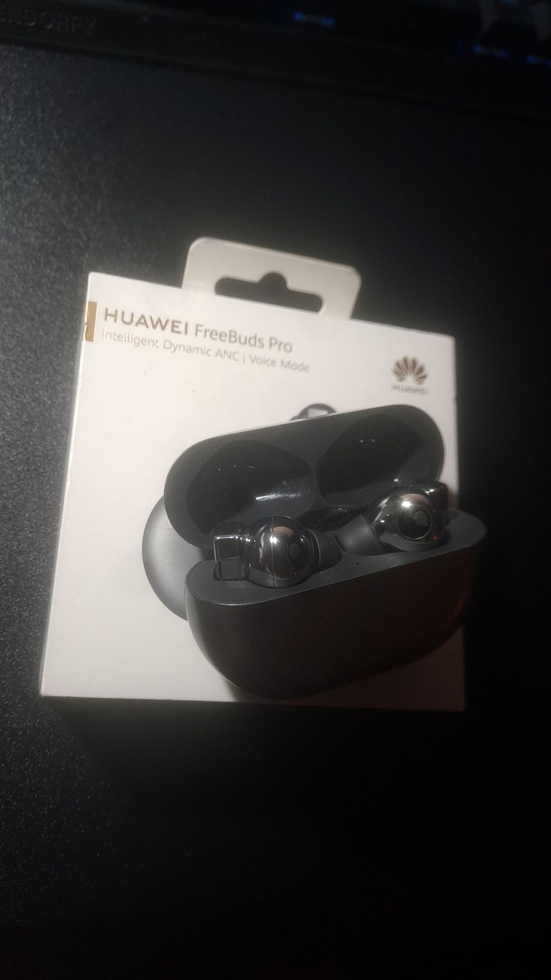 Słuchawki douszne bezprzewodowe Huawei FreeBuds Pro srebrne