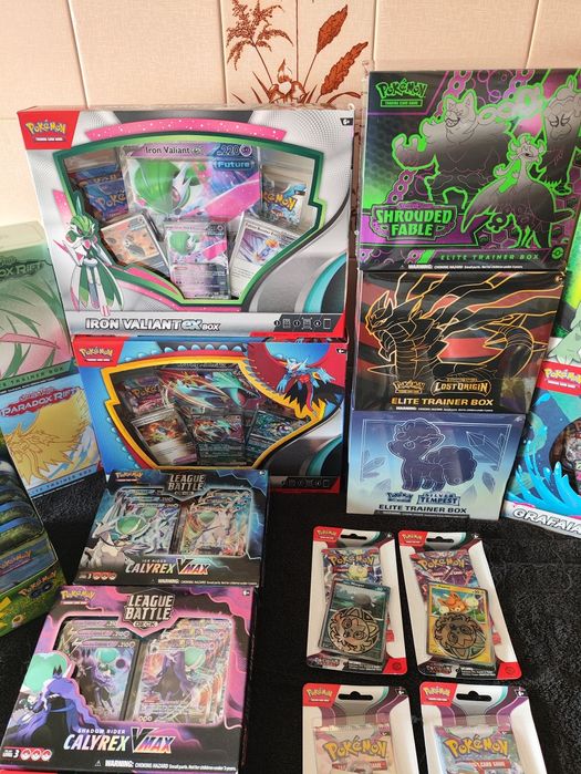 Caixa Acrílica para Booster Box! Pokémon TCG Vários Produtos Selados!