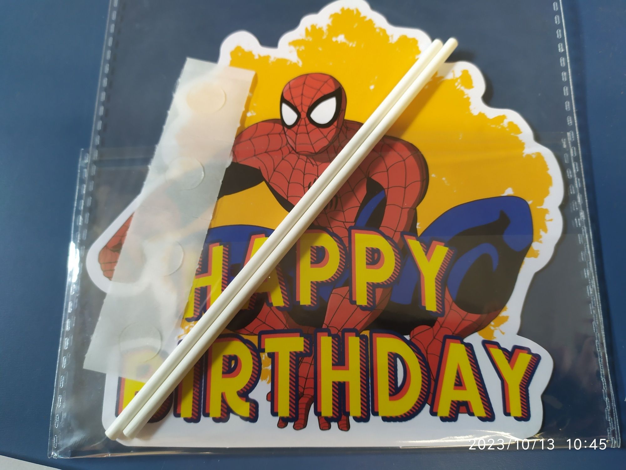 Dekoracje urodzinowe dla dzieci. Spiderman..