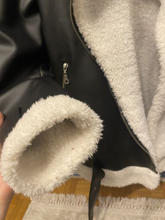 Kurtka oceplana z kozuchem