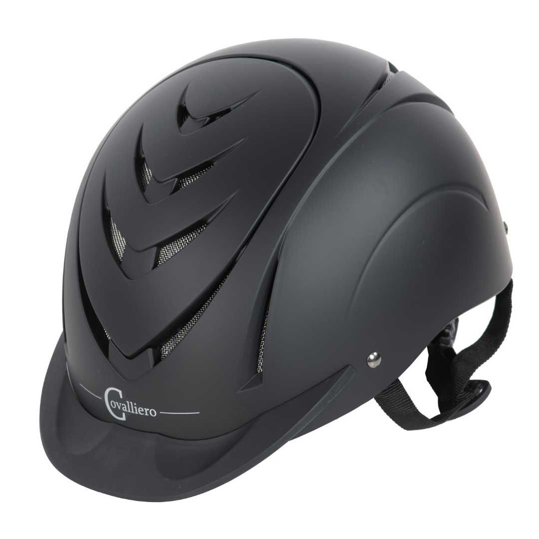 Kask jeździecki Nerron, czarny, Covalliero