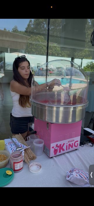 Aluguer de maquina de pipocas e/ou algodão doce