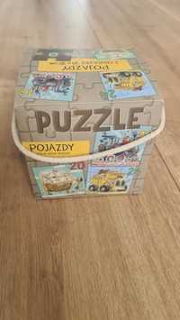 Puzzle Pojazdy il. Nowicki Wydawnictwo Nasza Księgarnia