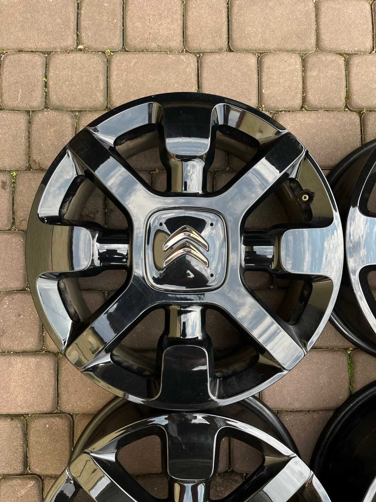 Oryginalne alufelgi Citroen OE C4 CACTUS 4x108 17 cali CZARNE