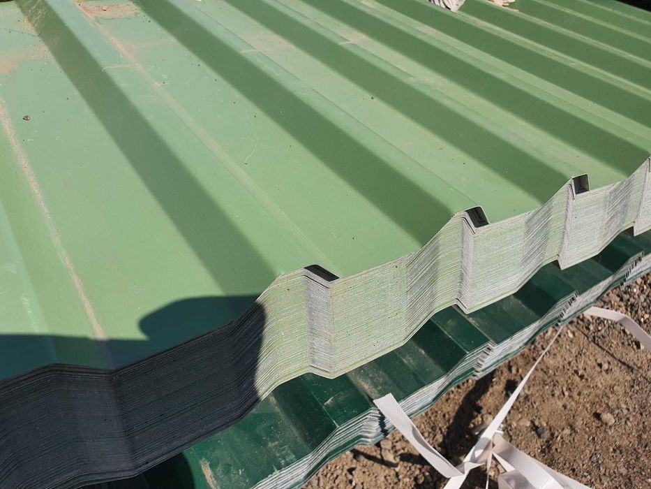 Trapez T18 na dach, nowa blacha, ładny kolor zielony