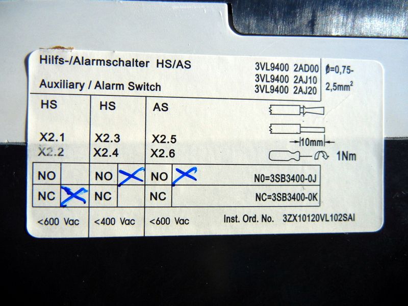 Автоматический выключатель SIEMENS 3VL4740-1AB36-0AD 400А