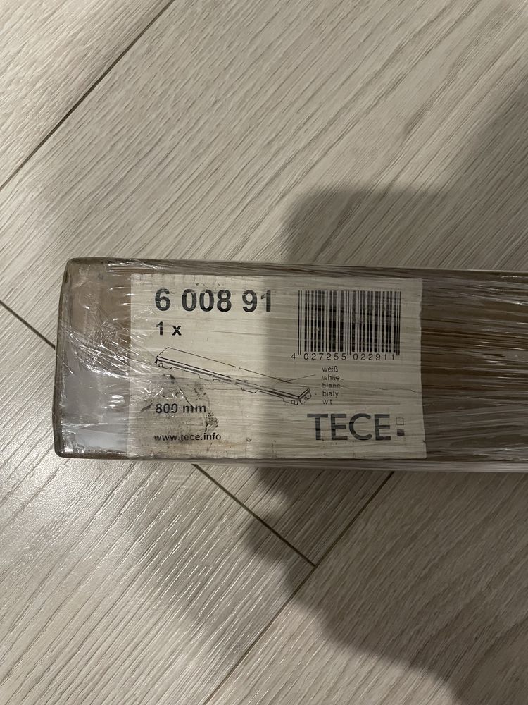 TECE Ruszt prosty ze szkła, szkło białe 800 mm 600891
