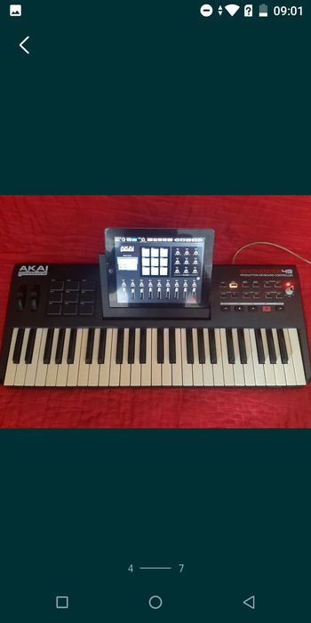Akai Synthstation 49 iPad 2 синтезатор usb midi mpc mpd mpk піаніно